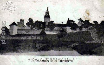 Podkamień na starej pocztówce