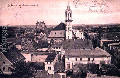 Góra na starej pocztówce